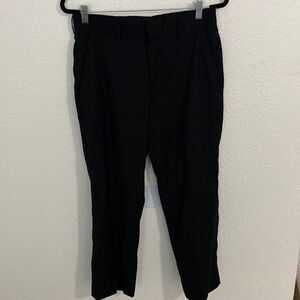 JF- mens slim fit black dress pants- Size 30x30